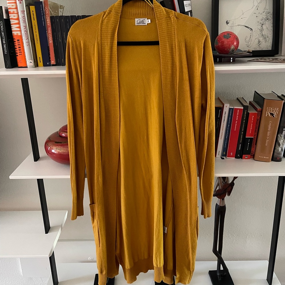 🚫SOLD🚫Cielo Mustard Yellow Cardigan